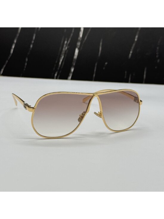 New Miu Miu MUA56S  5AK90L Gold Brown Women Sunglasses MUA 56S main image 12